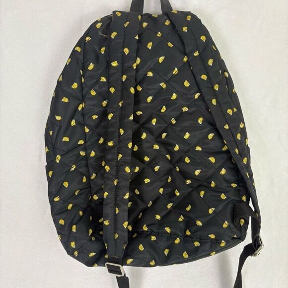 Marc‎ by Marc Jacobs Black with Lemon Print Quilted Backpack main image 7
